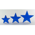 Small Blue Standing Star Crystal Award (4"H)